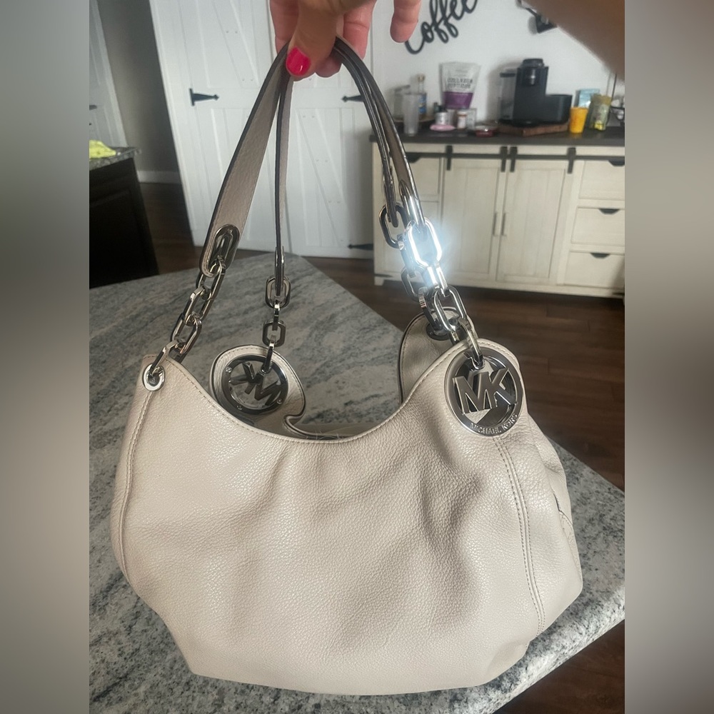 Cream Michael Kors hobo